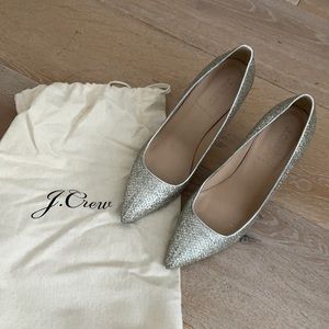 JCrew glitter shoes. Never worn